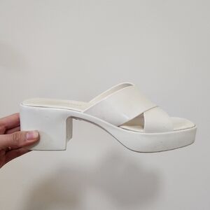 Jeffrey Campbell White Women's Platform Sandals